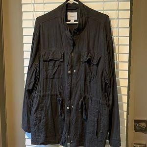 Old navy zip and button jacket